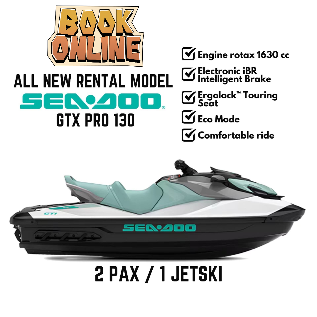 🚤Jetski Half Day Tour / 4 Hours / 1630CC SEADOO GTX - 2 People