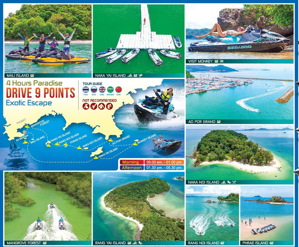 🚤Jetski Half Day Tour / 4 Hours / 1100CC YAMAHA 2024 - 2 People