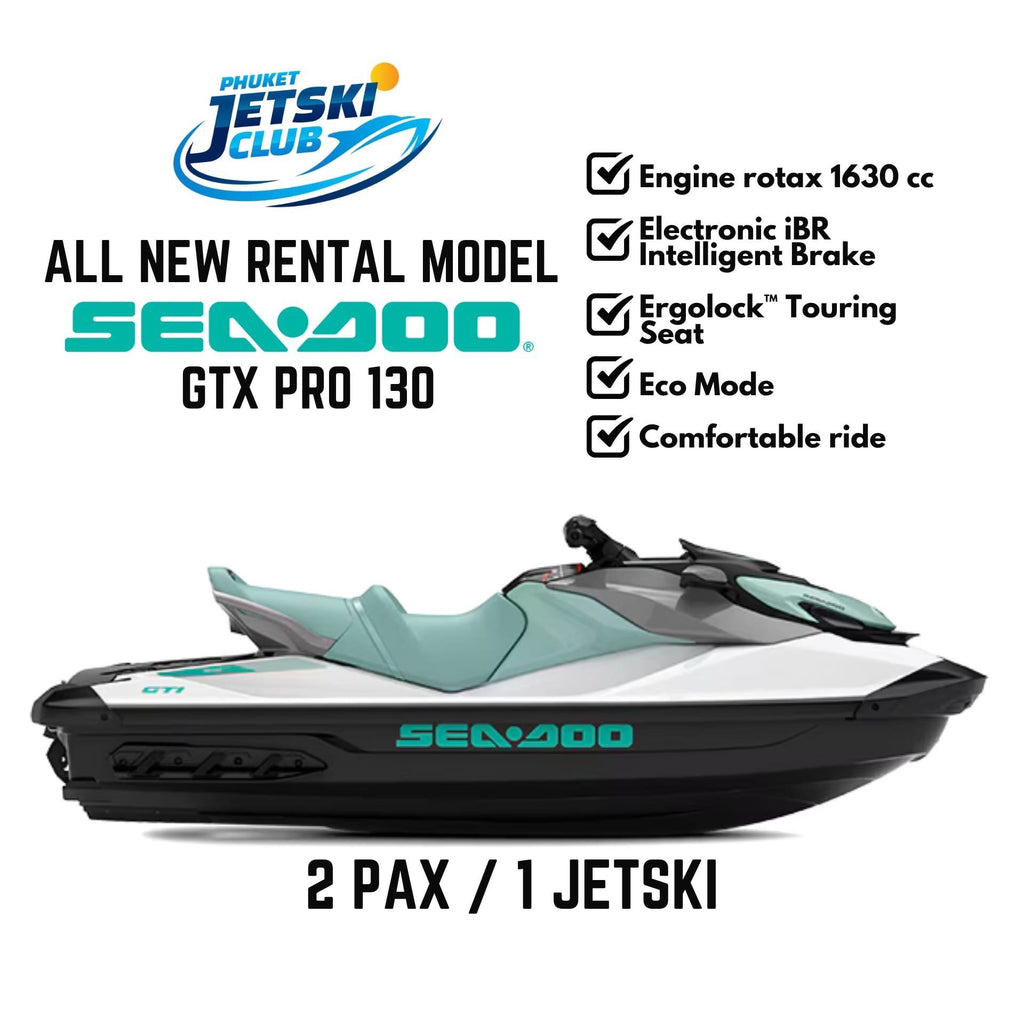 🚤Jetski Half Day Tour / 4 Hours / 1630CC SEADOO GTX - 2 People
