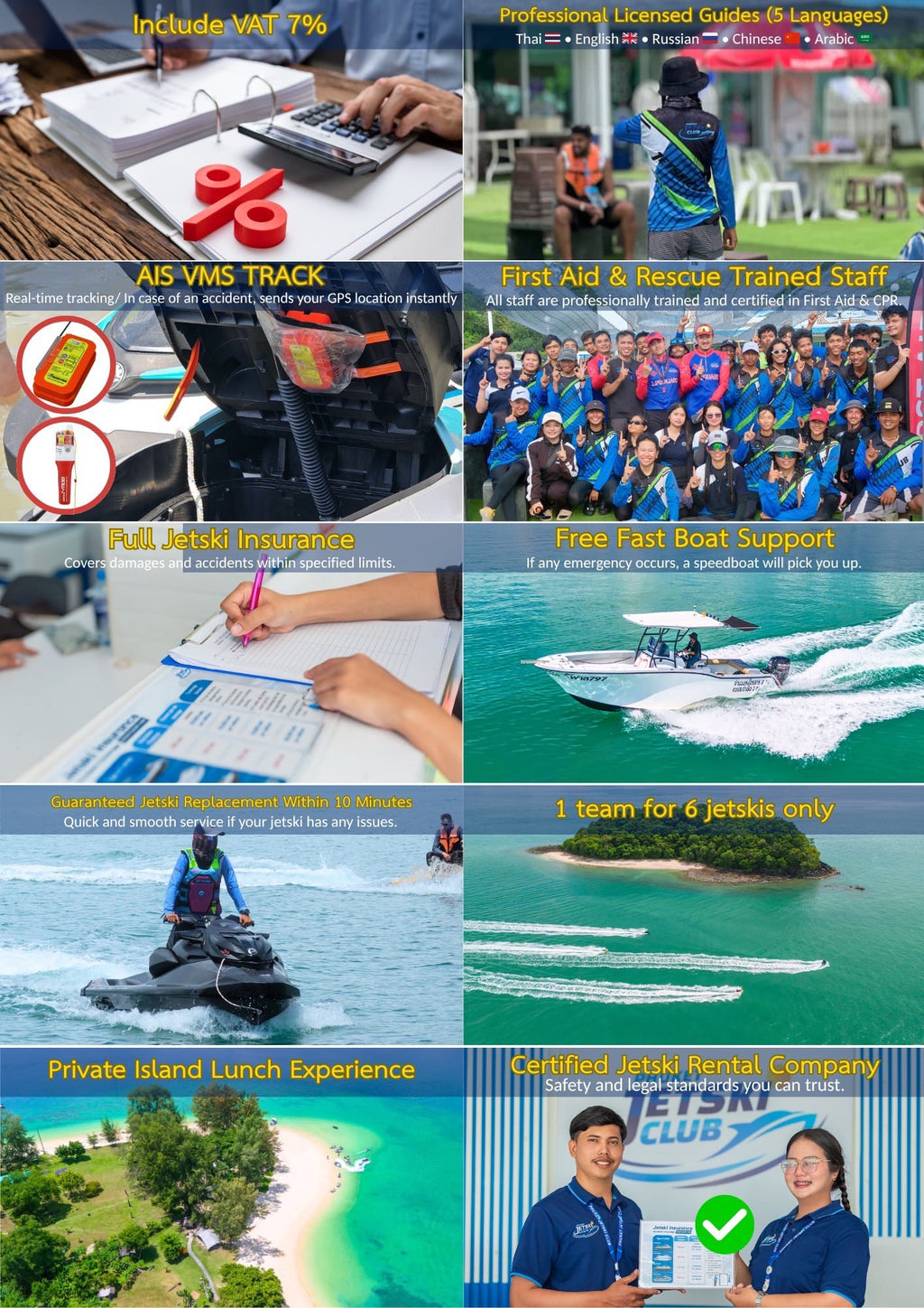 🚤Jetski Half Day Tour / 4 Hours / 1100CC YAMAHA 2024 - 2 People